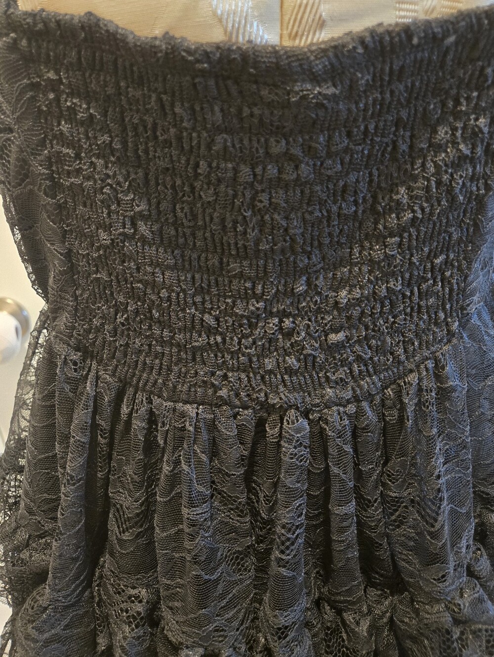 Torrid Babydoll Lace Mini Dress, Size 0X - Picture 8 of 10